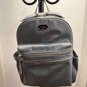 Kate Spade Wilson Road Bradley Smokey Pearl Nylon Large Backpack